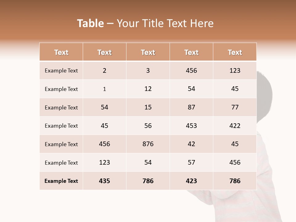 A Young Boy Holding A Yellow And White Megaphone PowerPoint Template