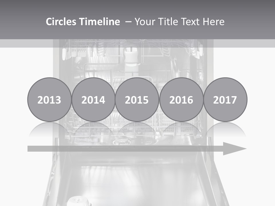 Dishwasher Cleaner Open PowerPoint Template