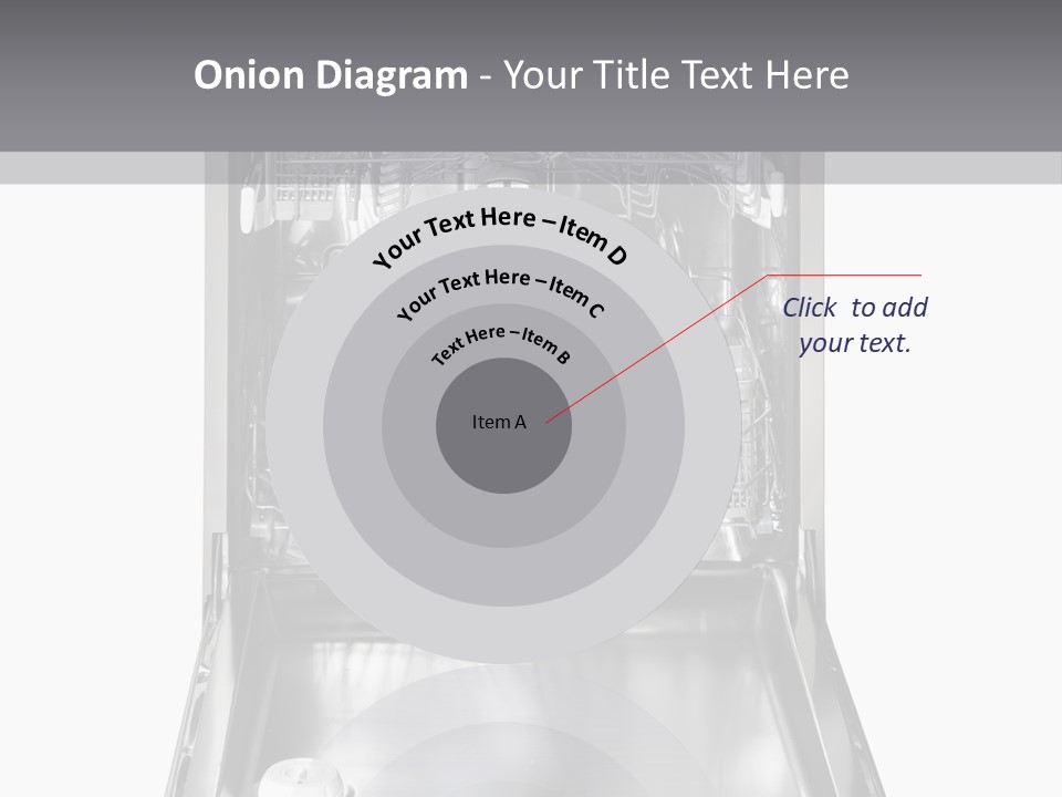 Dishwasher Cleaner Open PowerPoint Template
