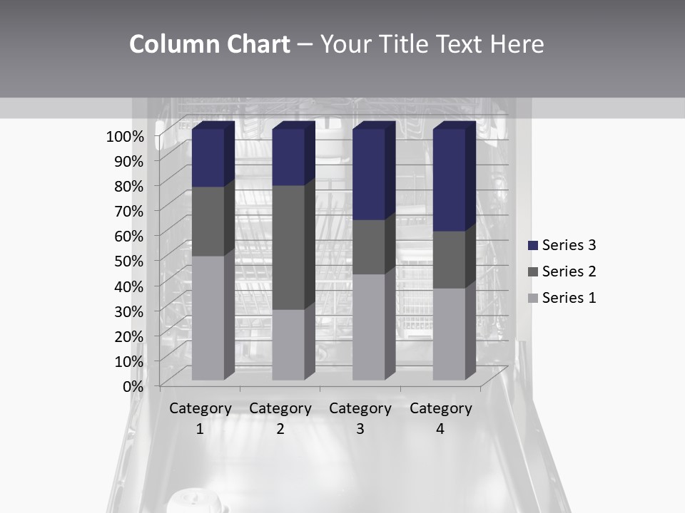 Dishwasher Cleaner Open PowerPoint Template