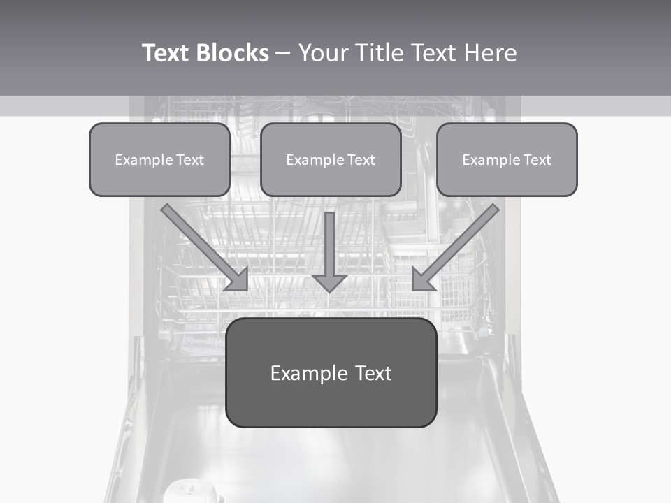 Dishwasher Cleaner Open PowerPoint Template