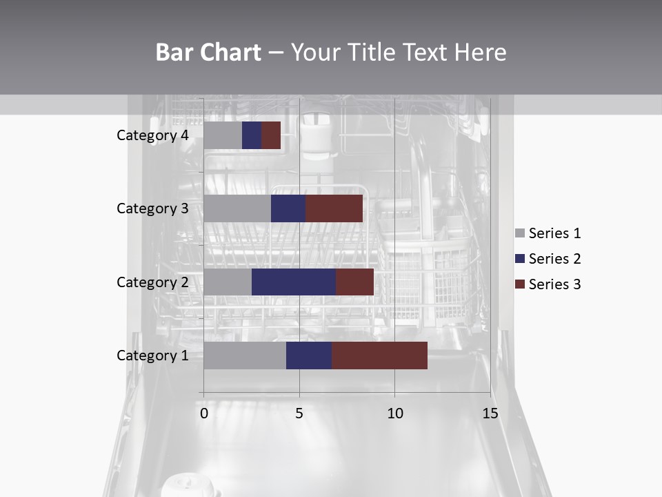 Dishwasher Cleaner Open PowerPoint Template