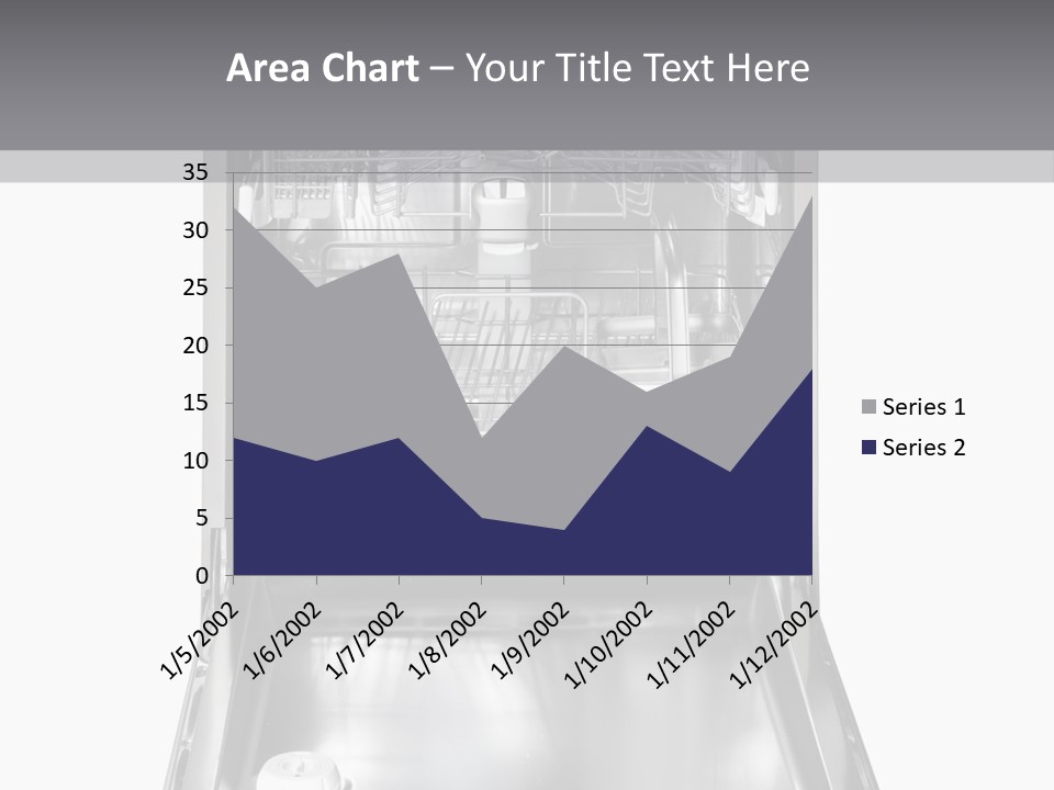 Dishwasher Cleaner Open PowerPoint Template