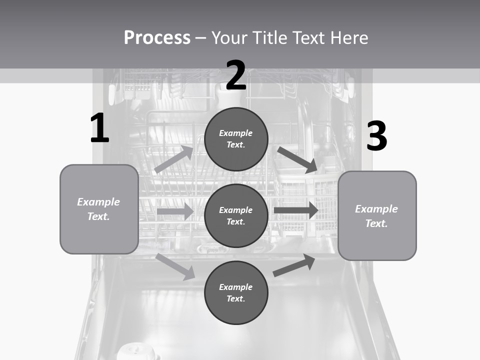 Dishwasher Cleaner Open PowerPoint Template