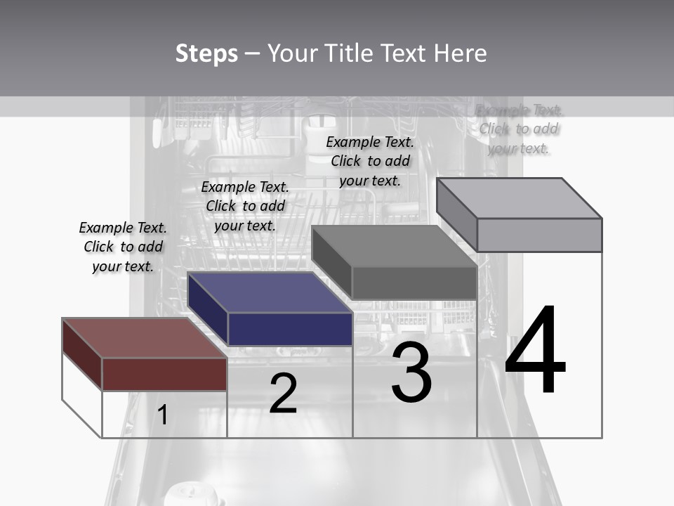 Dishwasher Cleaner Open PowerPoint Template