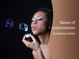 Fresh Passion Lady PowerPoint Template