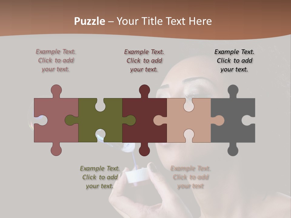 Fresh Passion Lady PowerPoint Template