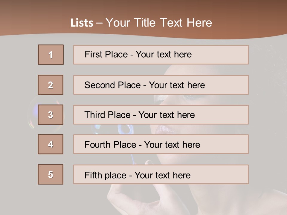 Fresh Passion Lady PowerPoint Template