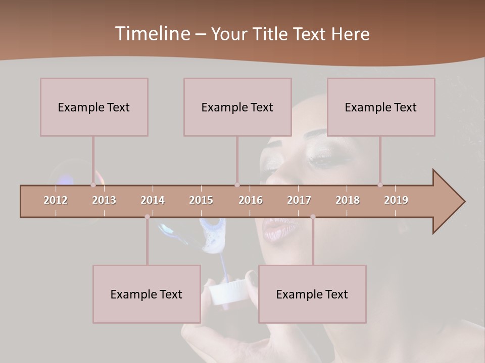 Fresh Passion Lady PowerPoint Template