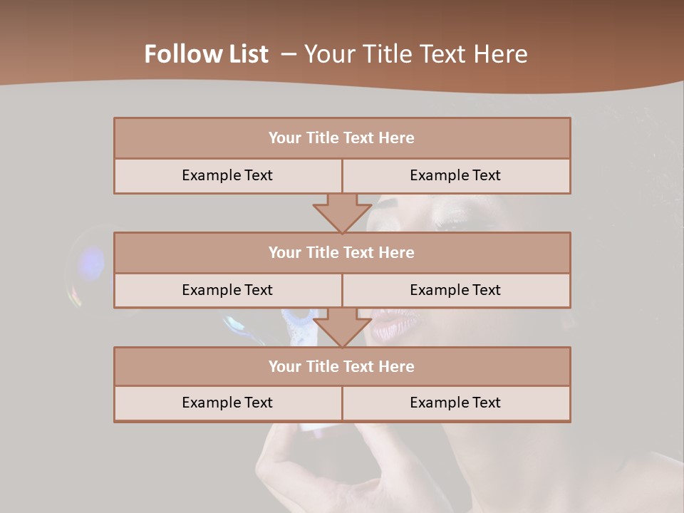 Fresh Passion Lady PowerPoint Template