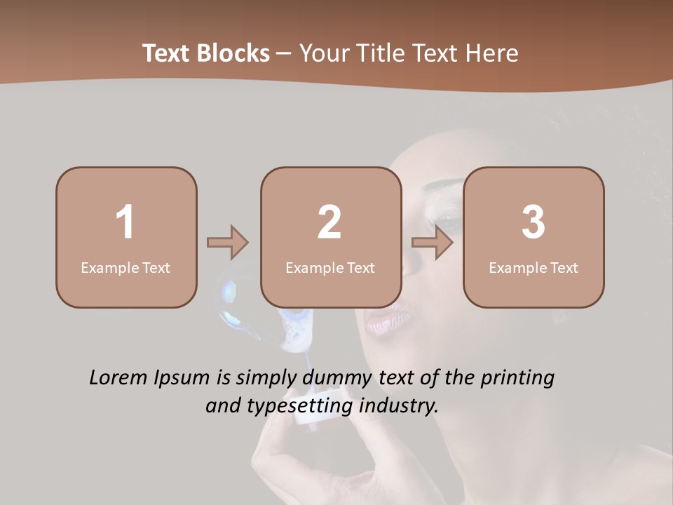 Fresh Passion Lady PowerPoint Template