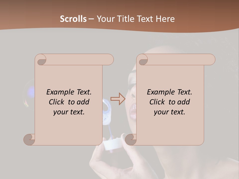 Fresh Passion Lady PowerPoint Template