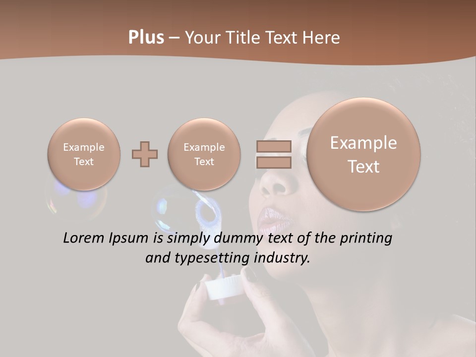 Fresh Passion Lady PowerPoint Template