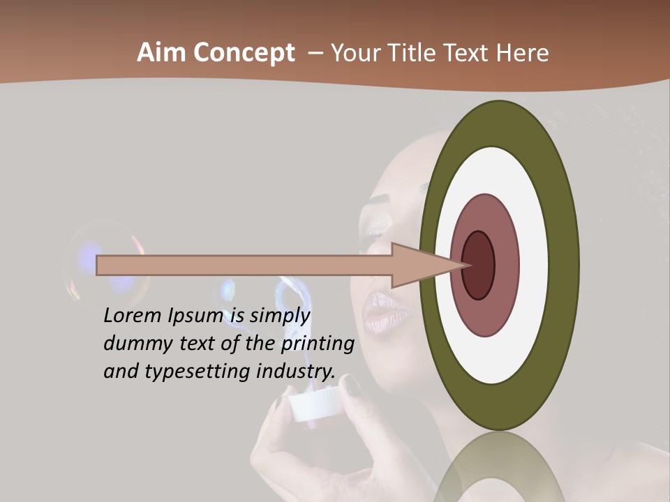 Fresh Passion Lady PowerPoint Template