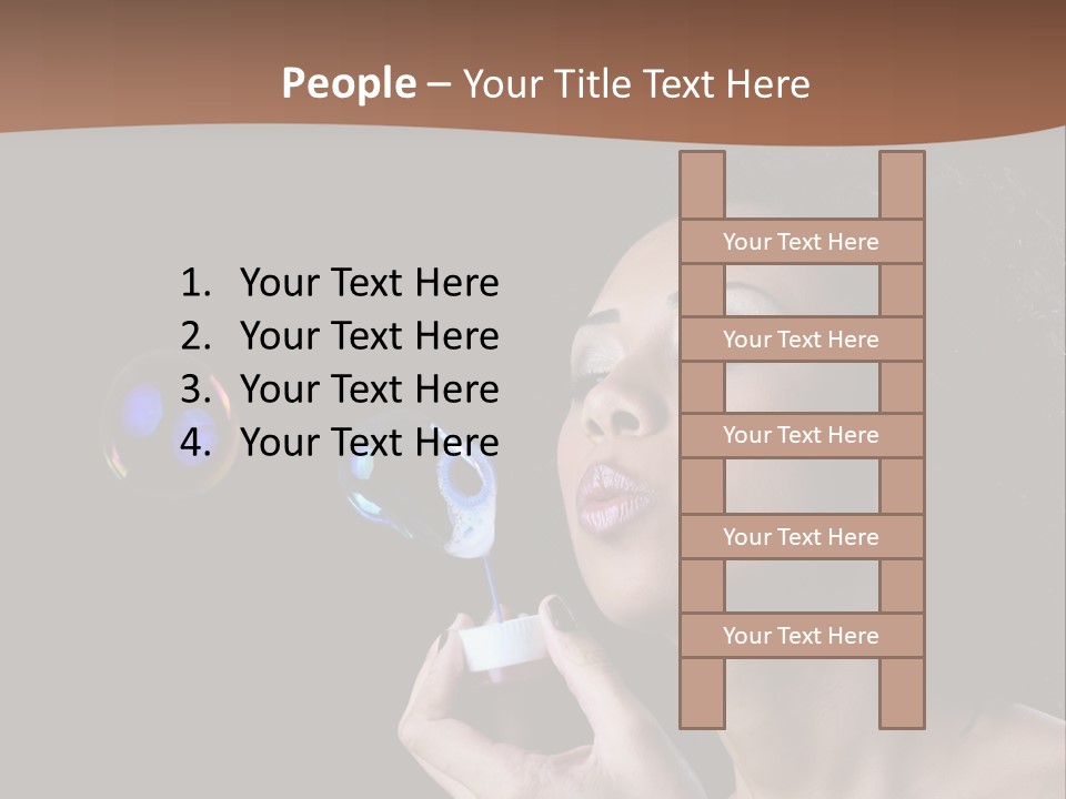 Fresh Passion Lady PowerPoint Template