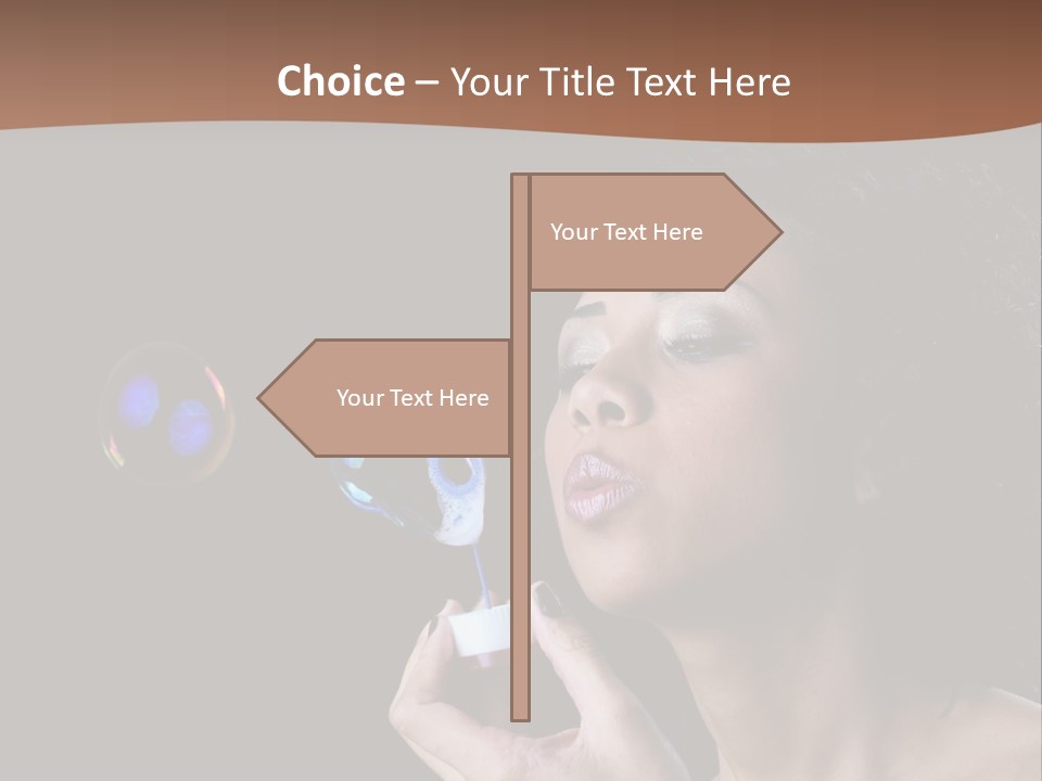 Fresh Passion Lady PowerPoint Template