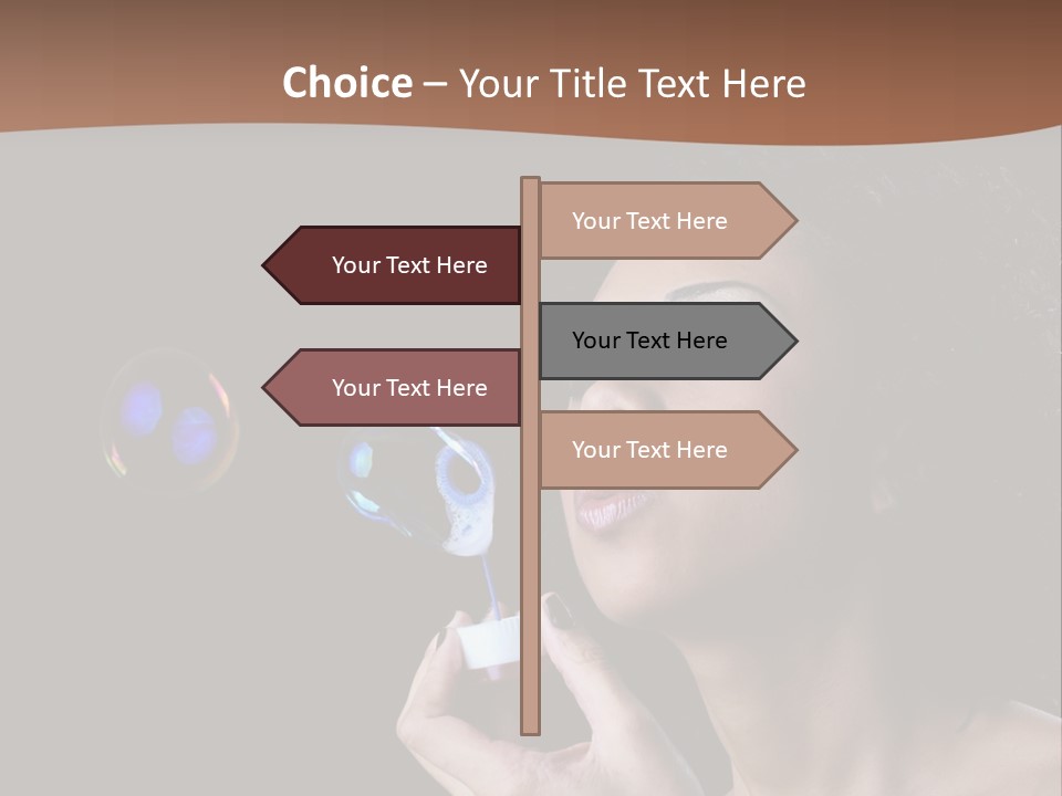 Fresh Passion Lady PowerPoint Template