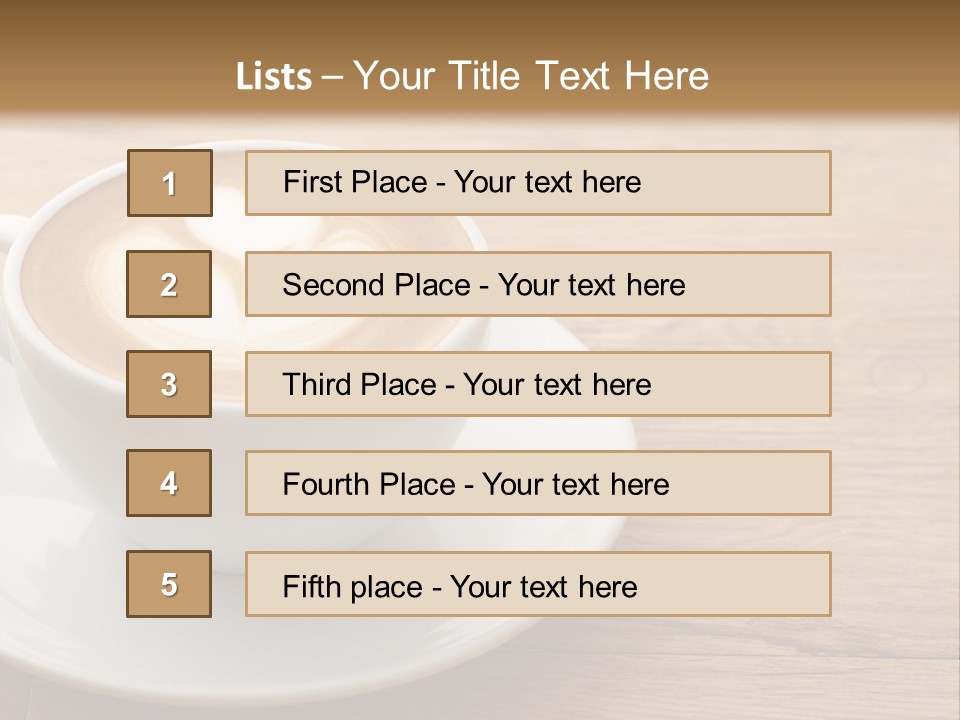 Freshness Foam Latt PowerPoint Template
