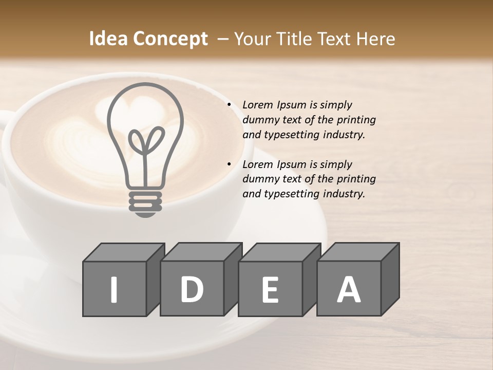 Freshness Foam Latt PowerPoint Template