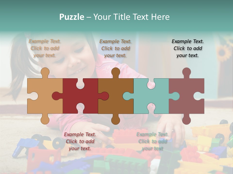 Portrait Floor Daycare PowerPoint Template