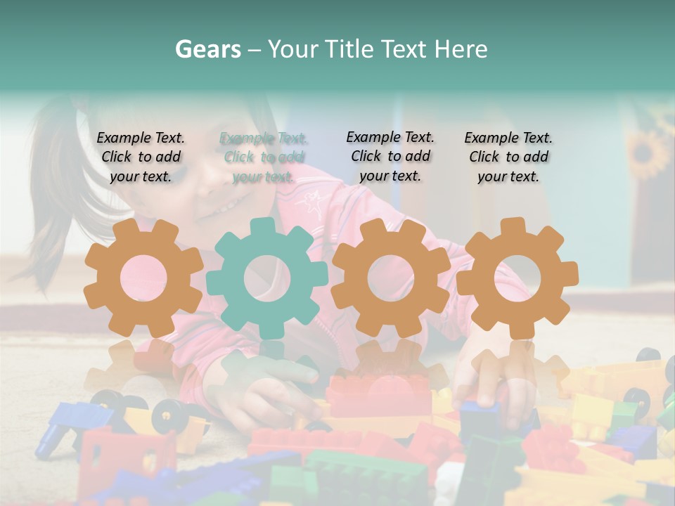 Portrait Floor Daycare PowerPoint Template