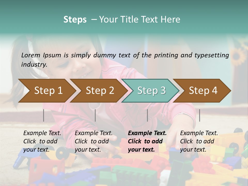 Portrait Floor Daycare PowerPoint Template