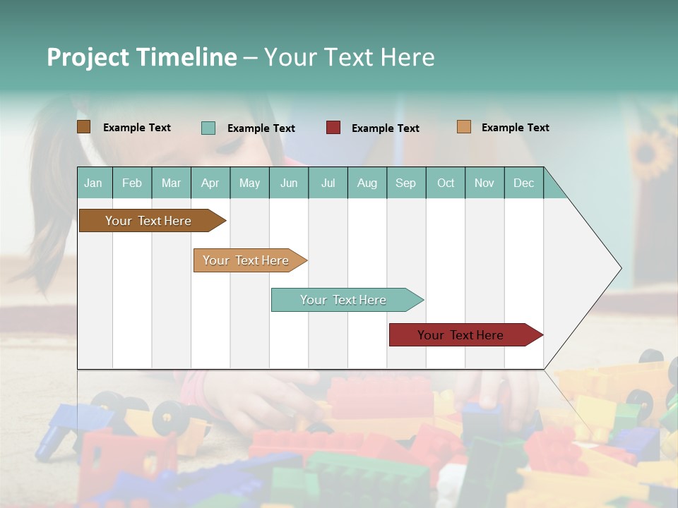 Portrait Floor Daycare PowerPoint Template
