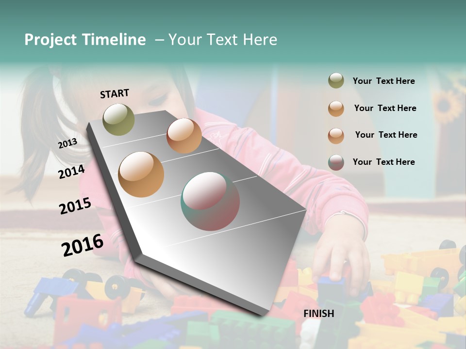 Portrait Floor Daycare PowerPoint Template