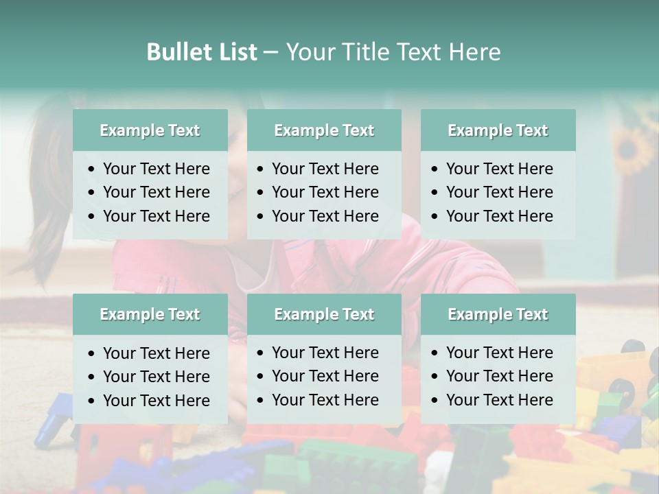 Portrait Floor Daycare PowerPoint Template