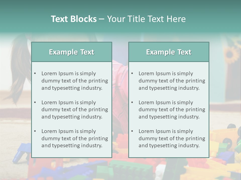 Portrait Floor Daycare PowerPoint Template