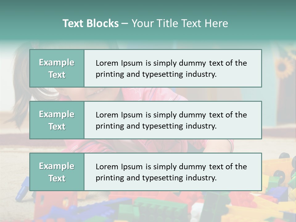 Portrait Floor Daycare PowerPoint Template