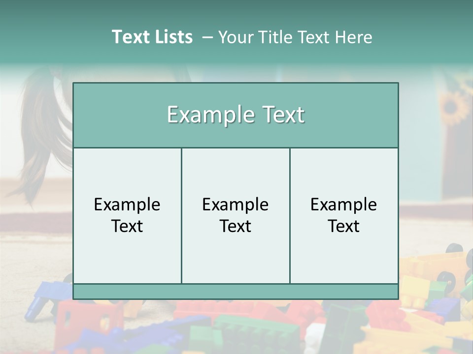 Portrait Floor Daycare PowerPoint Template