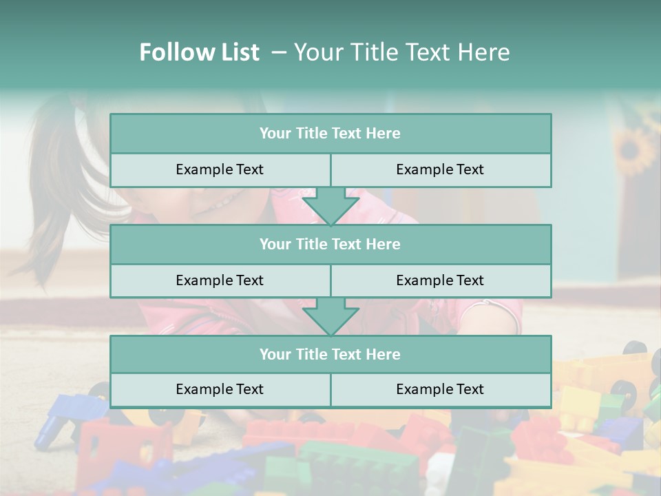 Portrait Floor Daycare PowerPoint Template