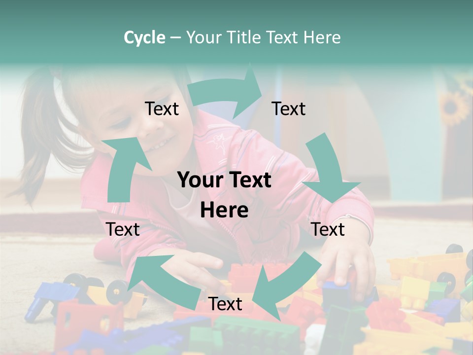 Portrait Floor Daycare PowerPoint Template