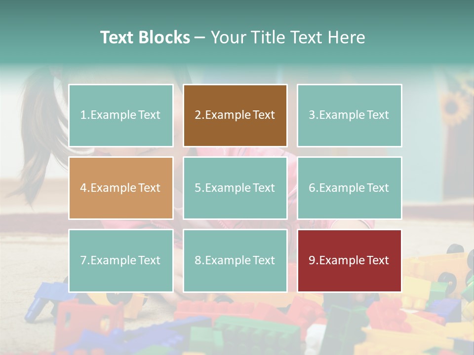 Portrait Floor Daycare PowerPoint Template