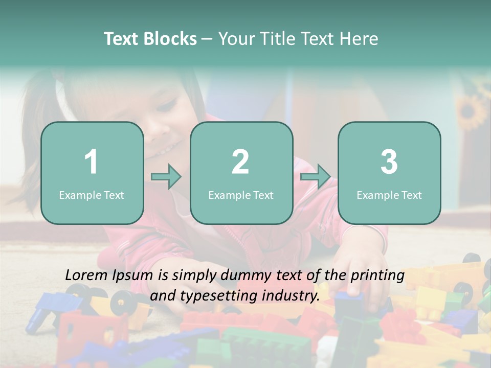 Portrait Floor Daycare PowerPoint Template