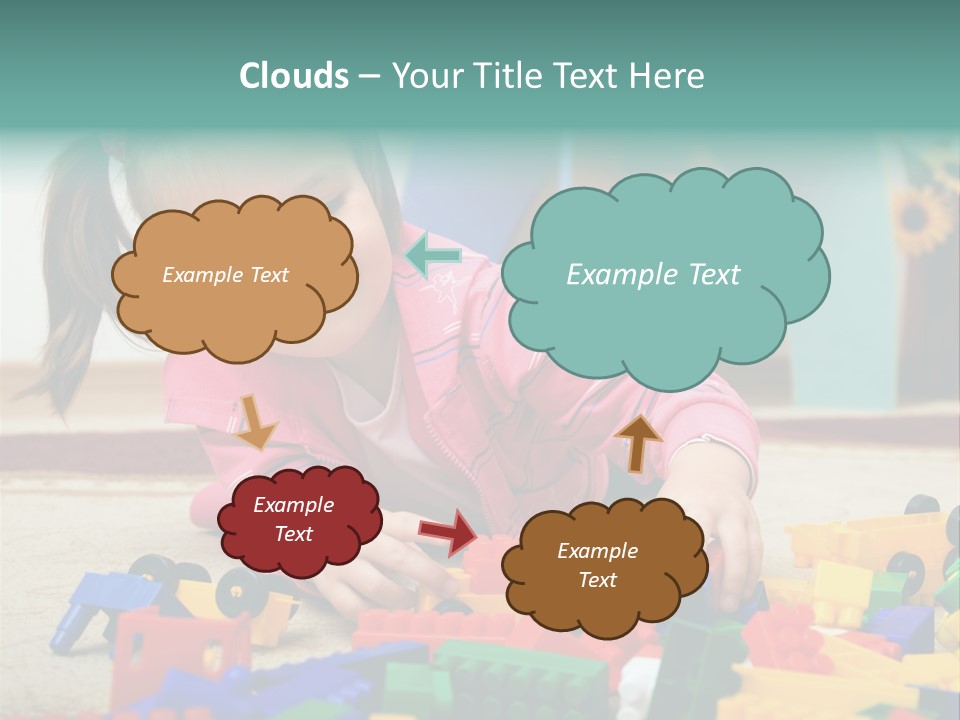 Portrait Floor Daycare PowerPoint Template