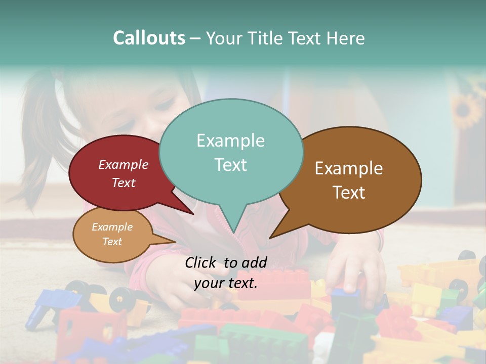 Portrait Floor Daycare PowerPoint Template