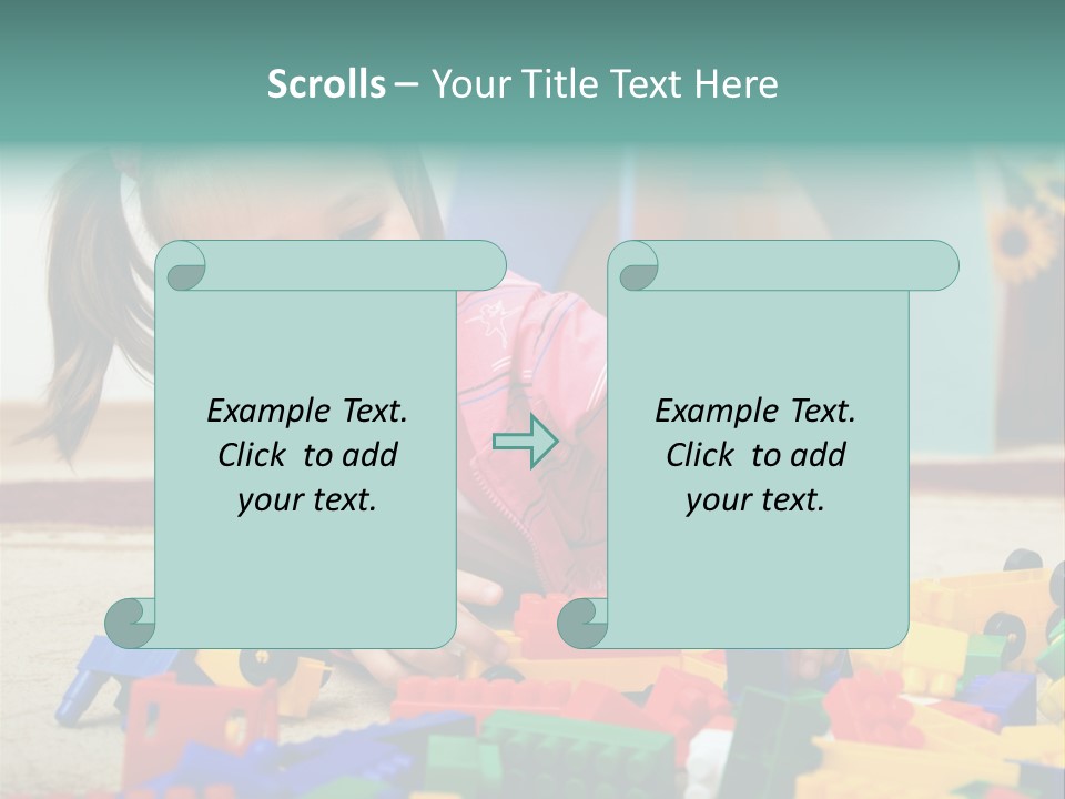 Portrait Floor Daycare PowerPoint Template