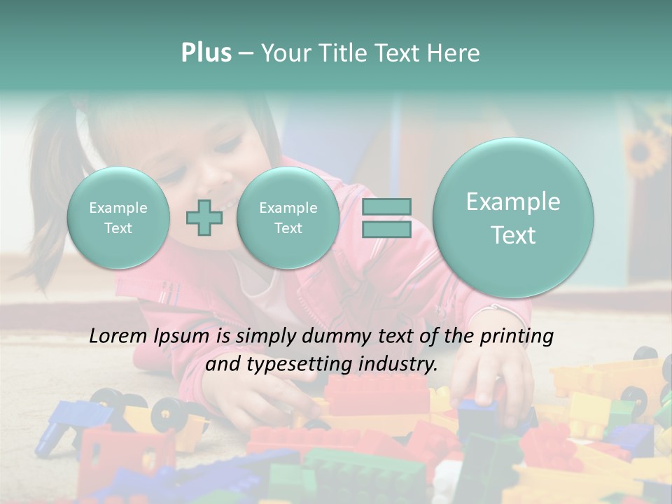 Portrait Floor Daycare PowerPoint Template