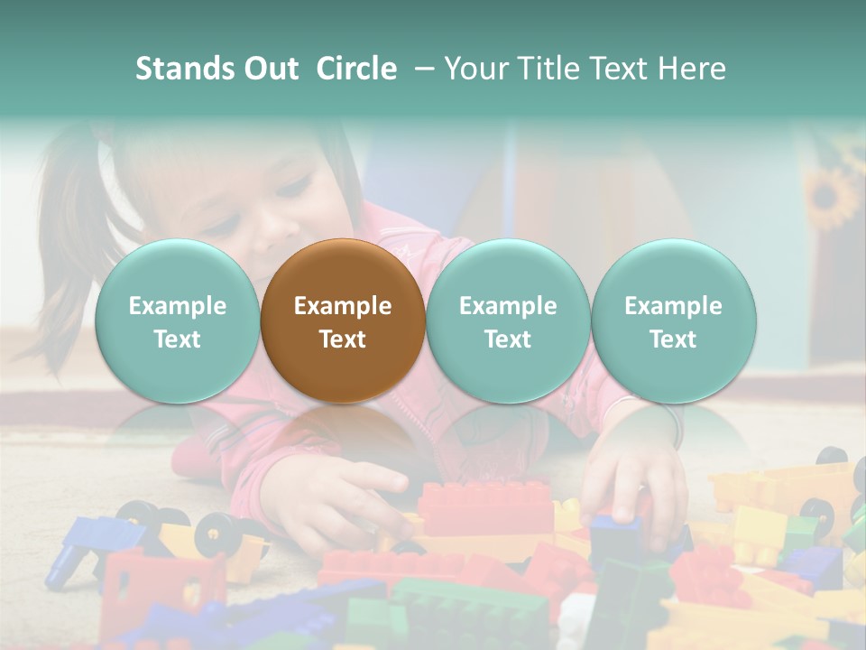 Portrait Floor Daycare PowerPoint Template