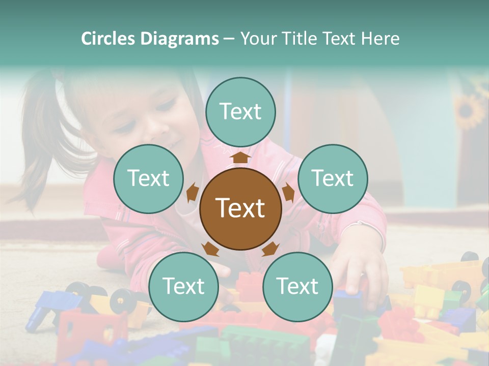 Portrait Floor Daycare PowerPoint Template