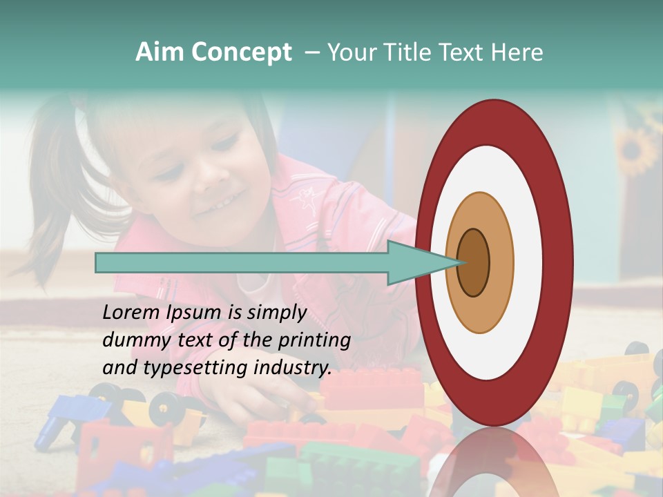 Portrait Floor Daycare PowerPoint Template