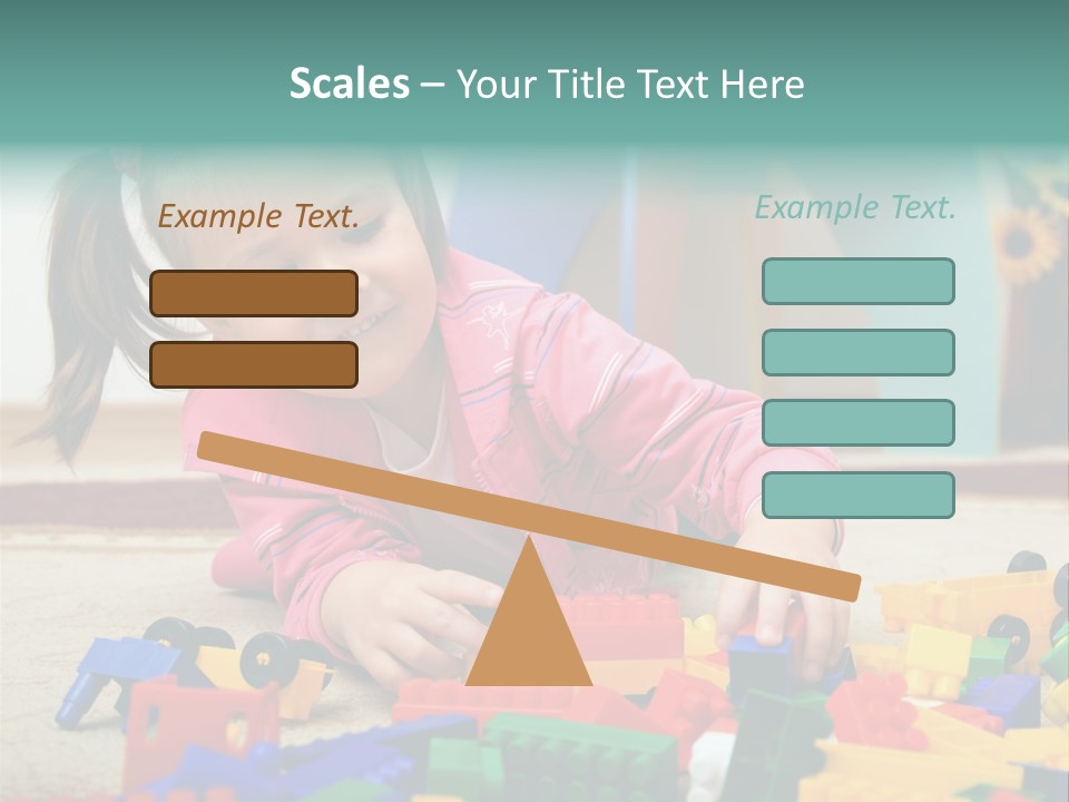 Portrait Floor Daycare PowerPoint Template