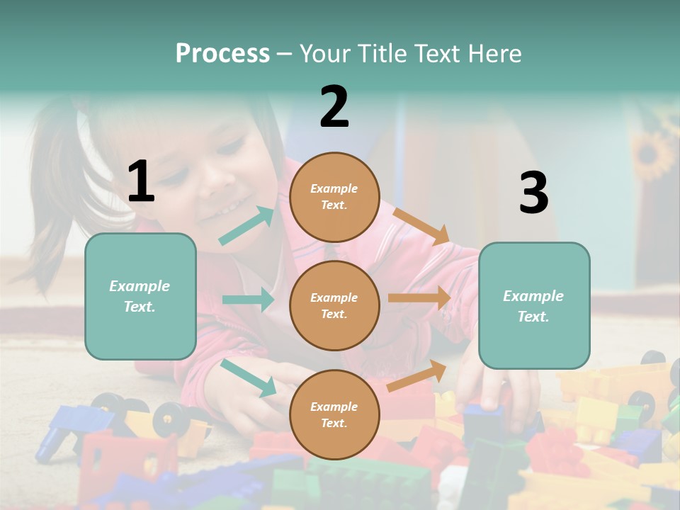 Portrait Floor Daycare PowerPoint Template