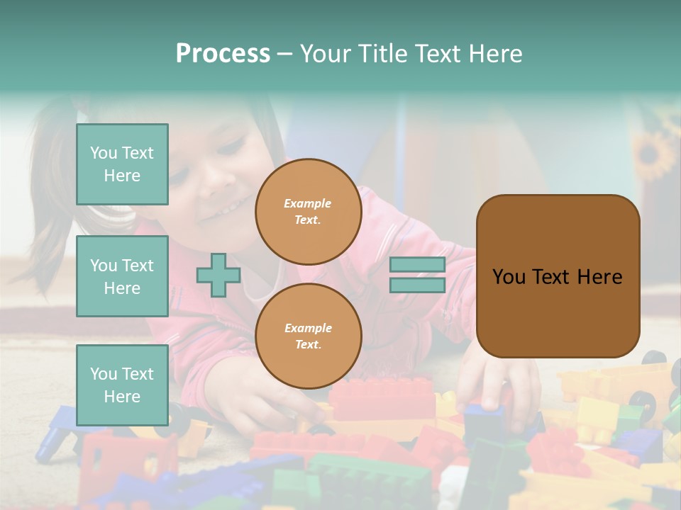 Portrait Floor Daycare PowerPoint Template