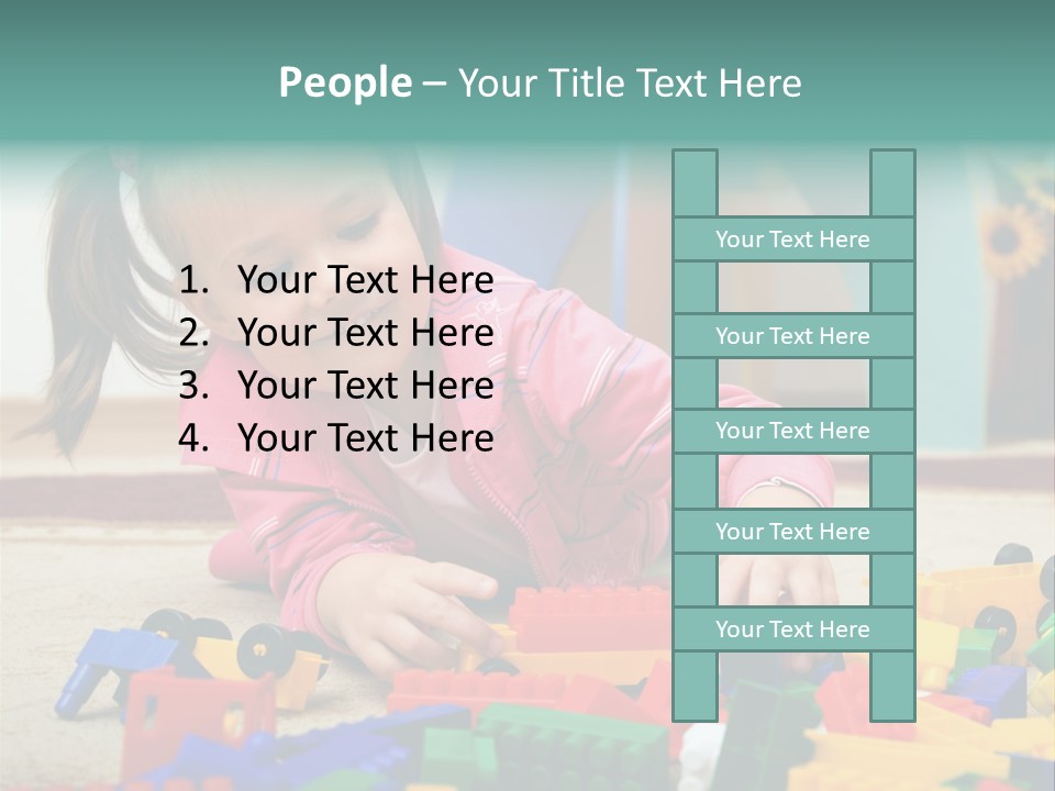 Portrait Floor Daycare PowerPoint Template
