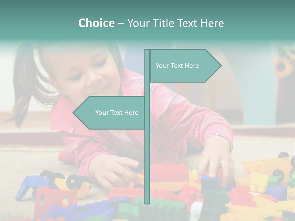 Portrait Floor Daycare PowerPoint Template