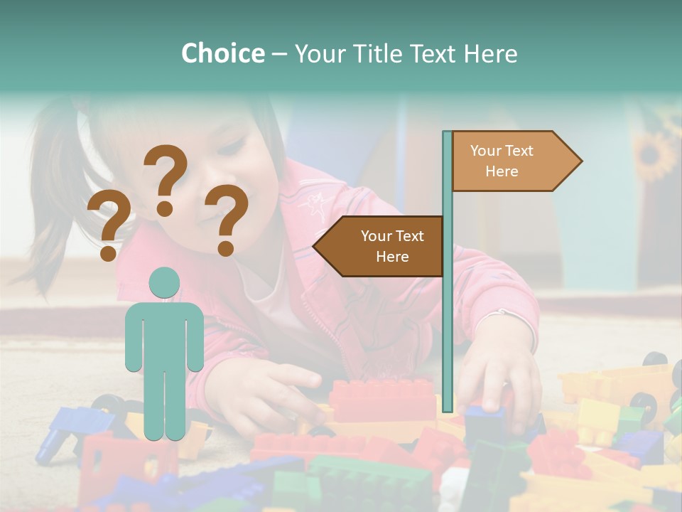 Portrait Floor Daycare PowerPoint Template