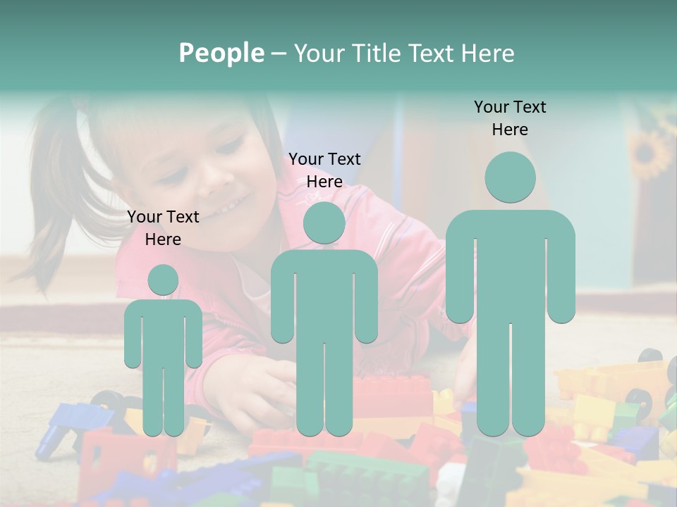 Portrait Floor Daycare PowerPoint Template